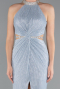 Light Blue Halter Neck Slit Long Evening Gown ABU4324