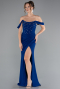 Long Sax Blue Evening Dress ABU5016