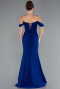 Long Sax Blue Evening Dress ABU5016