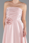 Midi Powder Color Satin Cocktail Dress ABK2363
