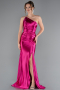 Long Fuchsia Prom Gown ABU5022