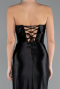 Black Long Prom Gown ABU4944