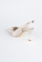 Gold Laser Cut Evening Shoe MJ4101
