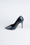 Navy Blue Patent Leather Stiletto ABR1140