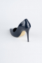 Navy Blue Patent Leather Stiletto ABR1140