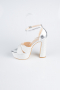 Silver Evening Shoe MJ4243