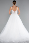 Long White Wedding Dress ABG136