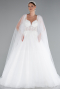 Long White Wedding Dress ABG137