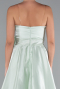 Mint Long Satin Evening Dress ABU3674