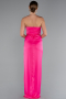 Fuchsia Long Satin Prom Gown ABU3474