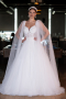 Long White Wedding Dress ABG137