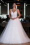 Long White Wedding Dress ABG136