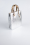 Silver Patterned Evening Bag KC143