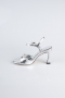 Silver Patent Leather Evening Shoe AB1141