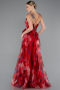 Long Red Evening Dress ABU5053