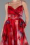 Long Red Evening Dress ABU5053