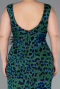 Long Green Plus Size Evening Gown ABU5018
