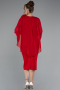 Midi Red Cocktail Dress ABK2382