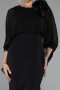 Midi Black Cocktail Dress ABK2382