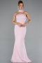 Long Powder Color Evening Dress ABU5097