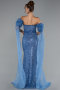 Long Indigo Evening Dress ABU5100