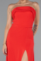 Long Red Chiffon Prom Gown ABU5108