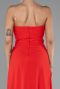 Long Red Chiffon Prom Gown ABU5108
