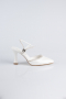 White Leather Evening Shoe MJD5150