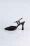 Black Laser Cut Stiletto MJ5150
