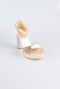 Gold Satin Platform Heel MJS3409