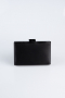 Black Satin Evening Bag V275