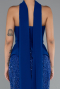 Long Sax Blue Beaded Evening Dress ABU5131
