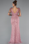 Long Powder Color Evening Dress ABU5132