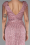 Long Powder Color Evening Dress ABU5132