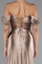 Mink Long Evening Dress ABU3611
