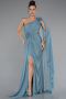 Long Mint Chiffon Evening Dress ABU5144