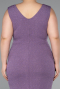 Lavender Midi Oversized Evening Dress ABK1752