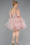 Pudra Short Plus Size Engagement Dress ABK2087