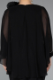 Midi Black Plus Size Party Dress ABK2383