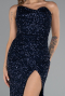 Long Navy Blue Evening Dress ABU5166
