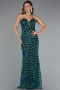 Long Green Evening Dress ABU5170