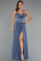 Long Indigo Prom Gown ABU5175