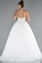 Long White Dantelle Wedding Dress ABG149
