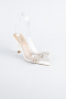 White Leather Evening Shoe AB1145