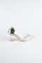 Gold Patent Leather Stiletto ABR1055