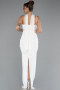 Long White Evening Dress ABU5181