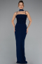 Long Navy Blue Evening Dress ABU5181