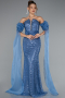 Long Indigo Evening Dress ABU5100