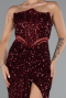 Long Burgundy Evening Dress ABU5185