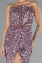 Long Powder Color Evening Dress ABU5185